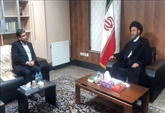 ارائه گزارشی از عملکرد دولت در دیدار استاندار اردبیل با نماینده ولی‌فقیه در استان